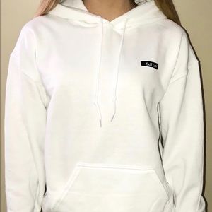 White SelfLuv Sweatshirt